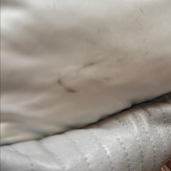 White and Gray Puffer Jacket - Picture 9 of 9